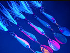 Spinner Lure with Feather Treble Hook, 4.5–20 g (0.16–0.71 oz) – product photo