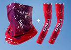 Cooling Face Gaiter & Arm Sleeves, UPF 50+ Sun Protection – product photo