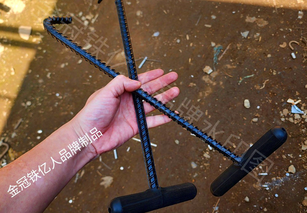 Steel T-Hook with Non-Slip Handle Sleeve, 15–120 cm (6–47 in) – product photo