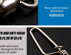Jig Connector Swivel Pins, Curved Pin, Size #2–#5 – product photo