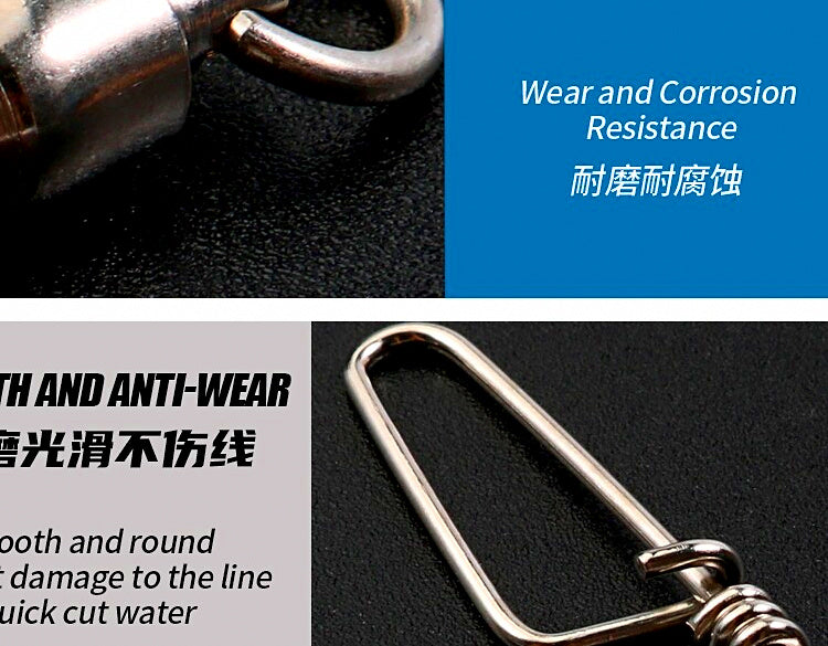 Jig Connector Swivel Pins, Curved Pin, Size #2–#5 – product photo