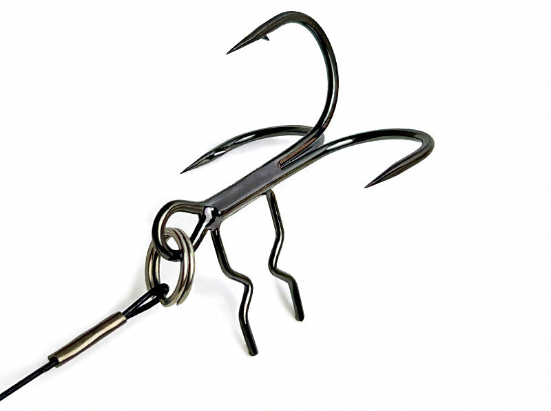 Long Wire Treble Hook Rig for Hard Baits, 45–70 mm – product photo