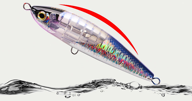 Large Floating Pencil Lure, 95 g (3.4 oz), 17.5 cm, Unrigged – product photo