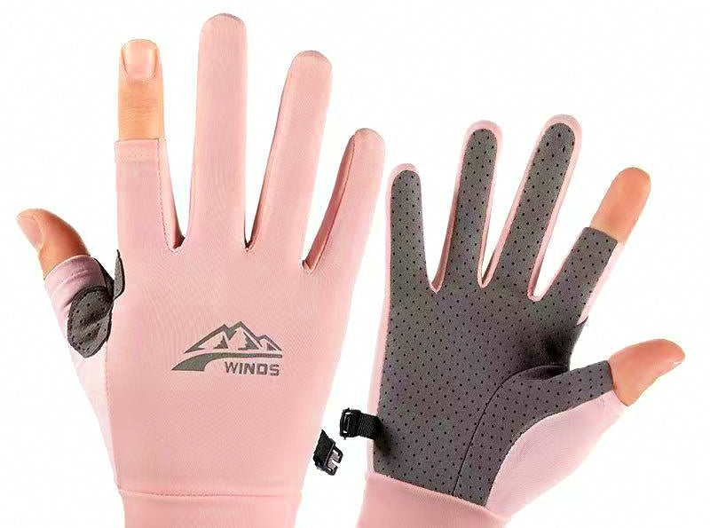 UV Sun Protection Fishing Gloves, Touchscreen, Fingerless or Full – product photo
