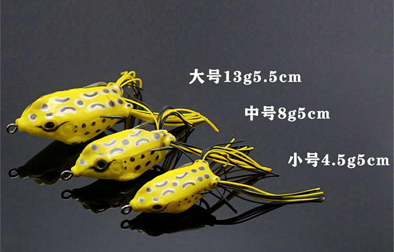 Weedless Frog Lure, Double Hook, 5/8/13 g (0.18-0.46 oz) – product photo