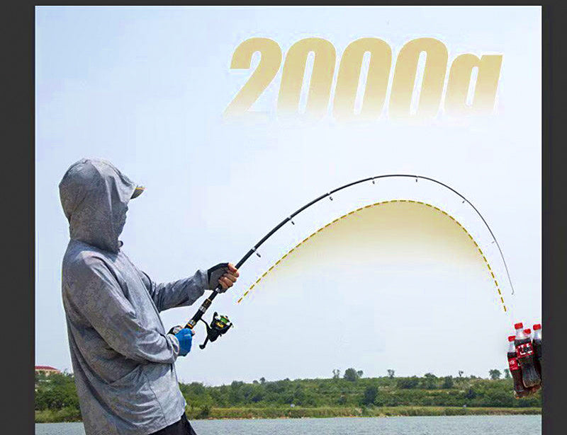 Telescopic Travel Lure Rod & 3000 Reel Combo, 1.6–2.1 m – product photo