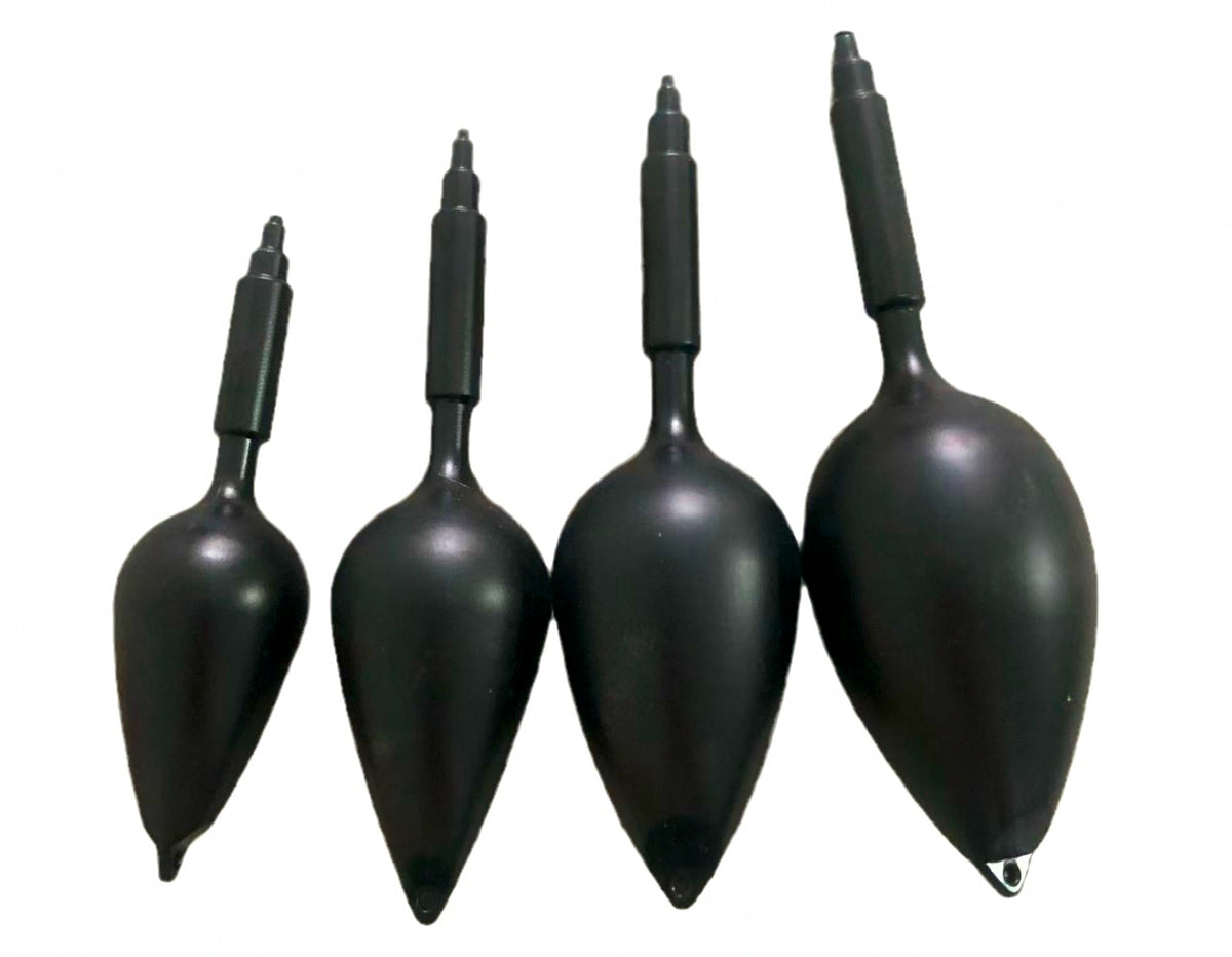 Pot-Belly Sea Fishing Float, Red or Black, 5 Sizes – product photo