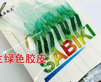 Sabiki Bait Rig, 8 Gold Hooks, Green Skin – product photo