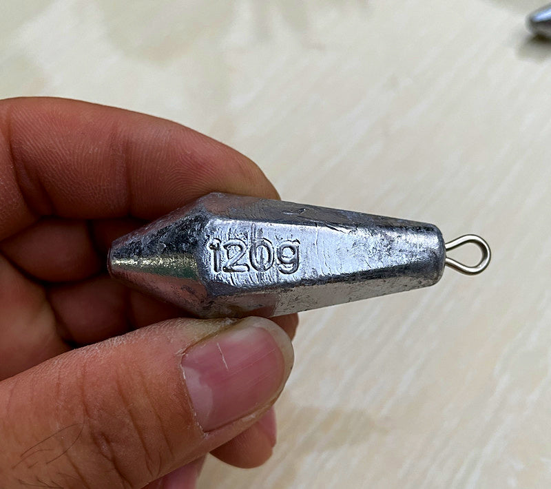 Hex Teardrop Sinker with Eyelet, 0.7–10.6 oz (20–300 g) – product photo