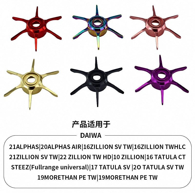 Aluminum Drag Star Knob for Round Baitcasting Reels – product photo