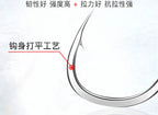 High-Carbon Iseni Barbed Hooks, 100 pcs, Size 6–14 – product photo