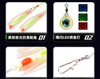 Cutlassfish Wire Leader Rig with Glow Tubes, 44 cm (17 in) – product photo