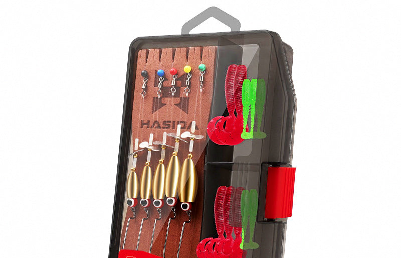 Pre-Tied Texas Rig Lure Set, 3.5–14 g (0.12–0.49 oz) – product photo