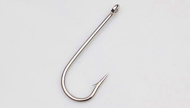 Long Shank Barbed Eyed Hooks, Bulk Pack, Sizes 1–20 – product photo
