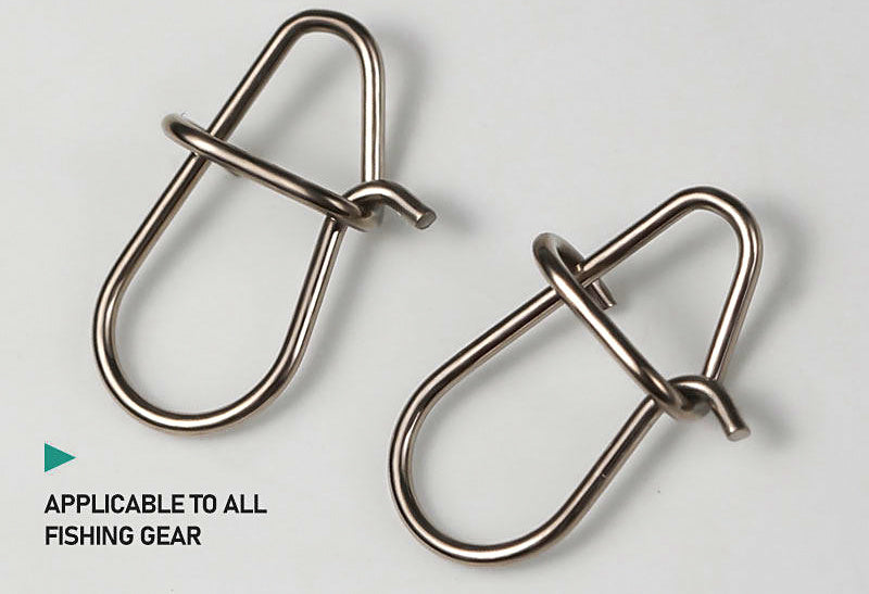 Gourd-Shaped Safety Pin Fishing Snaps, Sizes 0–4 – product photo