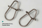 Gourd-Shaped Safety Pin Fishing Snaps, Sizes 0–4 – product photo