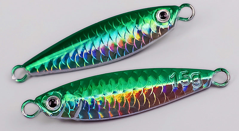 Metal Casting Jig, Fish-Scale Pattern, 7–30 g (0.25–1.06 oz) – product photo