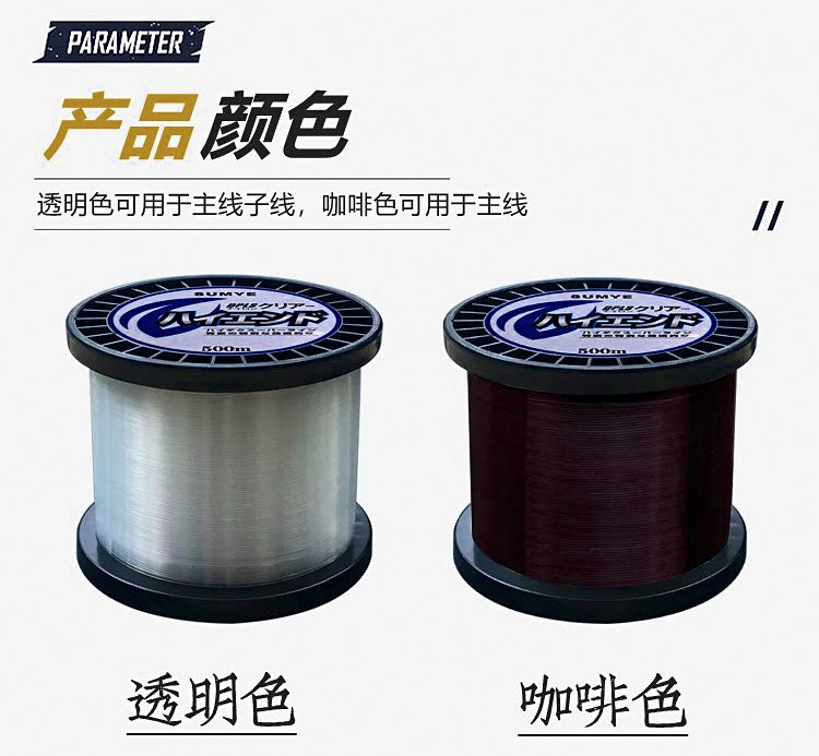 Heavy Nylon Monofilament Fishing Line, 100 m & 500 m – product photo