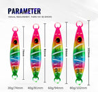 Slow Pitch Jig, 30–80 g (1.1–2.8 oz), Multi-Color – product photo