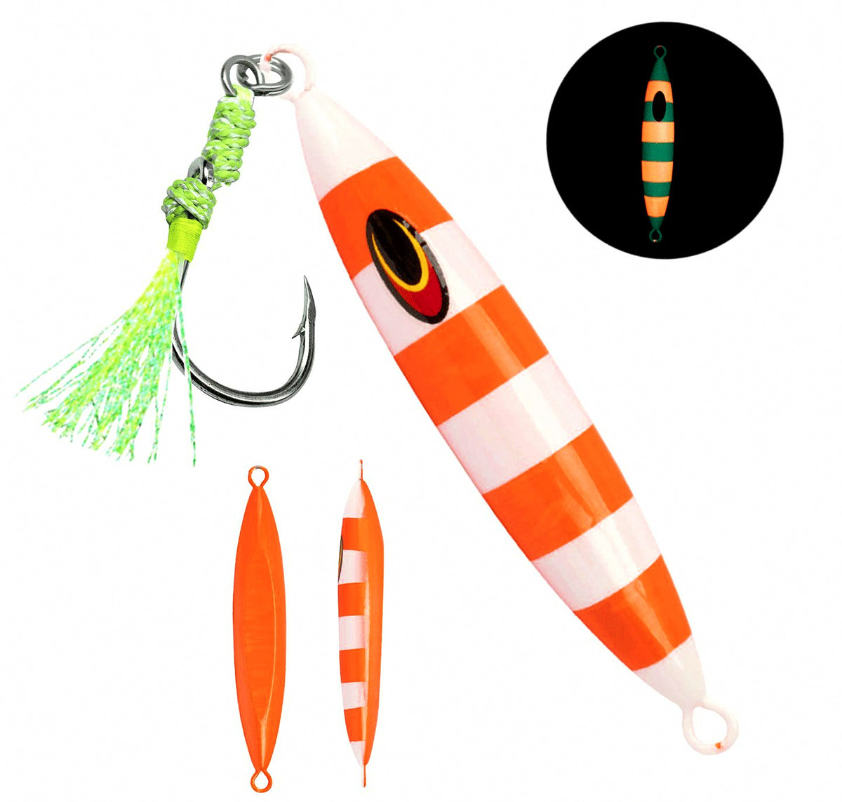 Glow UV Slow Pitch Jig, 200–500 g (7–18 oz) – product photo