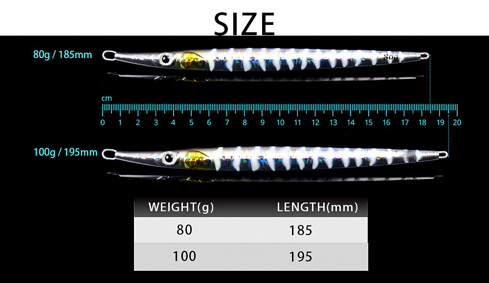 UV Glow Speed Jig, 80 g and 100 g (2.8 oz, 3.5 oz) – product photo