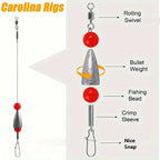 Wire Leader with Bullet Sinker, 49-Strand Stainless, 30-60 lb – product photo