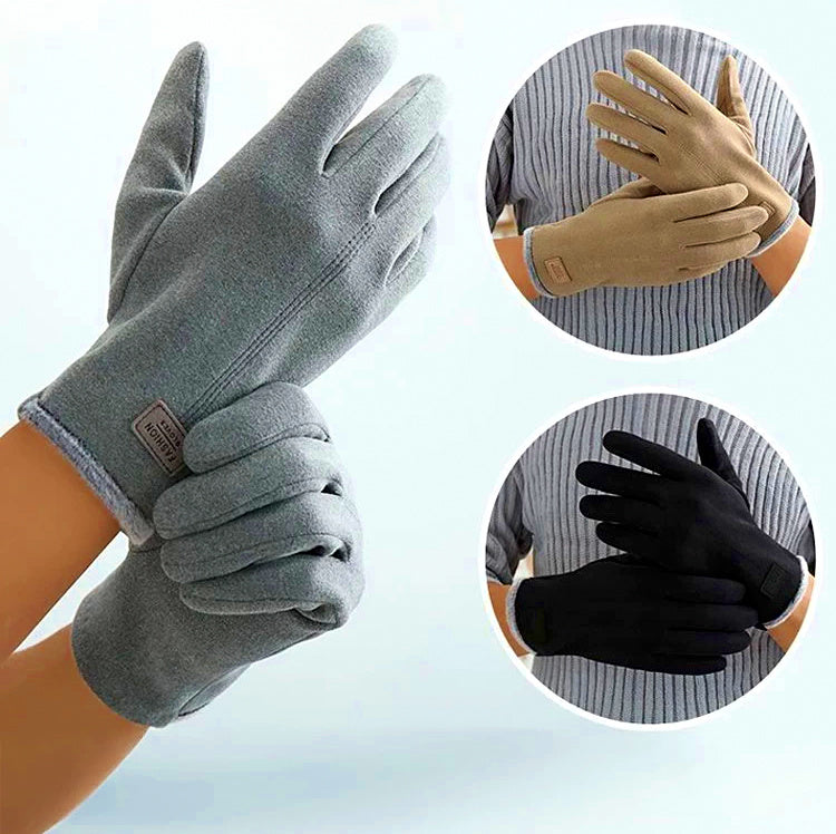 Winter Touchscreen Gloves, Thermal Fleece-Lined, Windproof – product photo