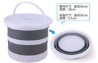 Collapsible Fishing Bucket, 3–15 L (0.8–4 gal), Folding – product photo