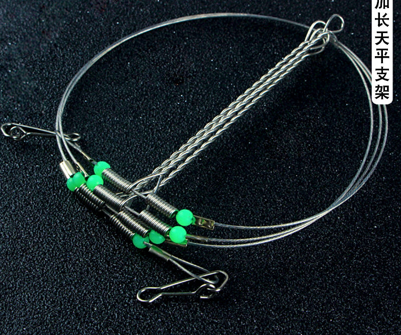 Wire Leader Boom Rig, T-Boom Multi-Arm Boat Fishing Rig – product photo