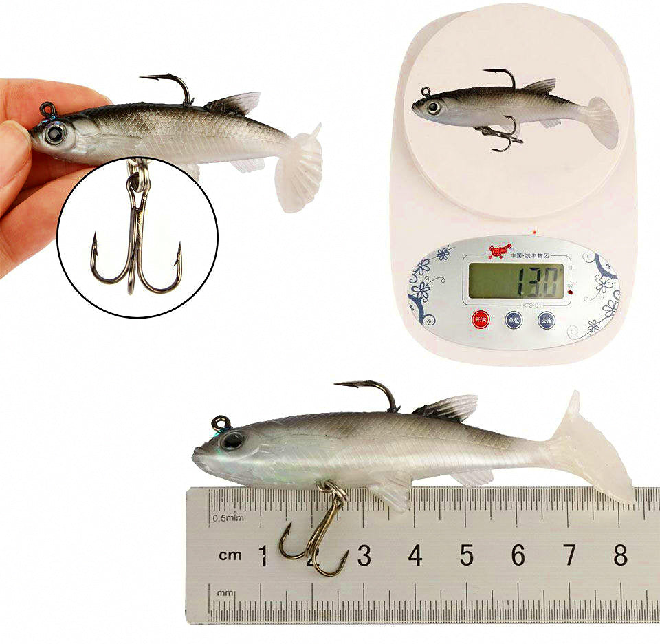 Lead-Weighted T-Tail Soft Bait, 12 g (0.42 oz) – product photo