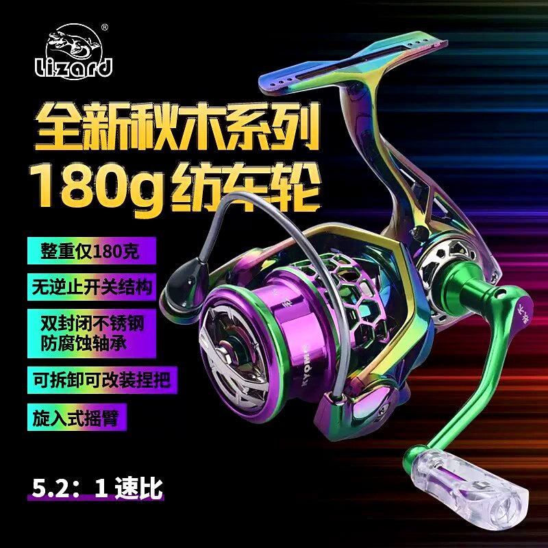 Micro Spinning Reel, 14 Bearings, 5.2:1, Sizes 1000–3000 – product photo