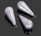 Teardrop Lead Sinker with Eyelet, 10–1000 g (0.35–35 oz) – product photo