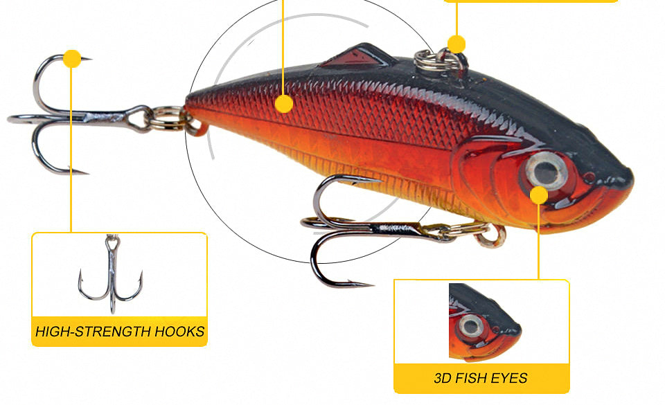 Sinking VIB Vibration Lure, 6 cm, 11 g (0.39 oz) – product photo