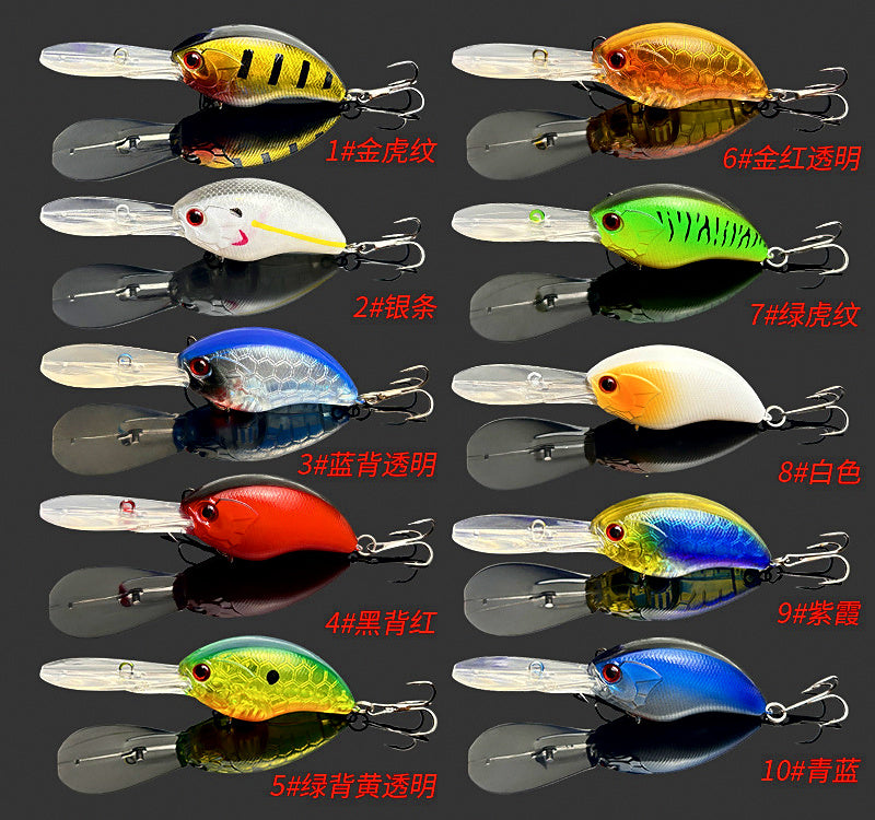 Long Lip Floating Minnow, 9 cm (3.5 in) 10 g (0.35 oz) – product photo