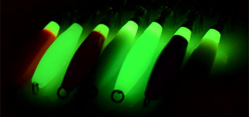 Glow Squid Jig Hook, Barbless, 5 Colors – product photo