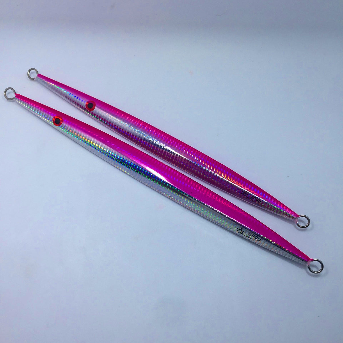 Heavy Metal Jig, 500–800 g (17.6–28.2 oz), Pink Back Glow Belly