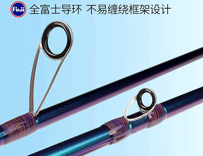 4-Piece Travel Lure Rod, Carbon, Fast Action, 1.55–2.58 m – product photo