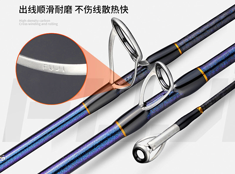 Slow Pitch Jigging Rod, 2-Piece Carbon, 1.83–1.95 m – product photo