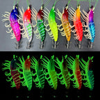 Glow Shrimp Squid Jig with Rattle Bead, 8–10 cm (3.1–3.9 in) – product photo