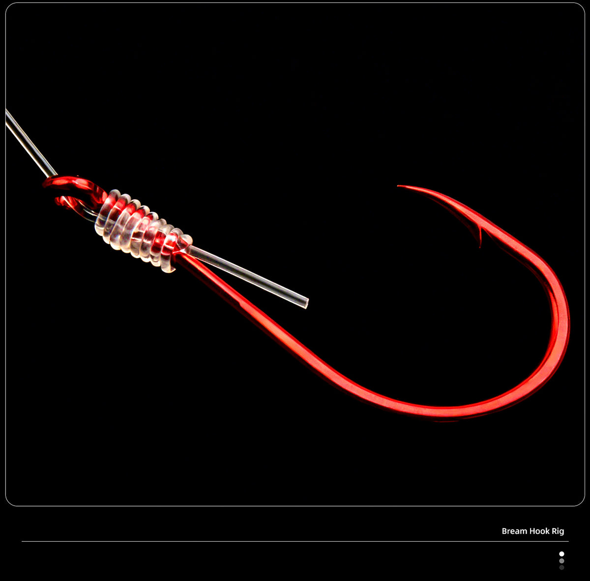 Pre-Tied Boat Fishing Hook Rig, 2- or 3-Hook, Sizes 2/0 & 4/0 – product photo