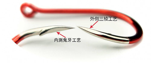Barbed Senmata Hooks, Sizes #0.8–#15, Eyed or Eyeless – product photo