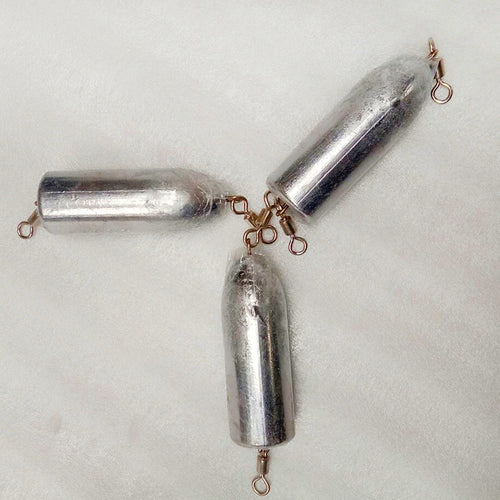 Bullet Sinker with Double Swivel, 15–3000 g (0.5–106 oz)