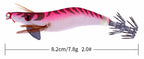 Glow Squid Jig, Wood Shrimp Style, 8.2 cm, 7.8 g (0.3 oz) – product photo
