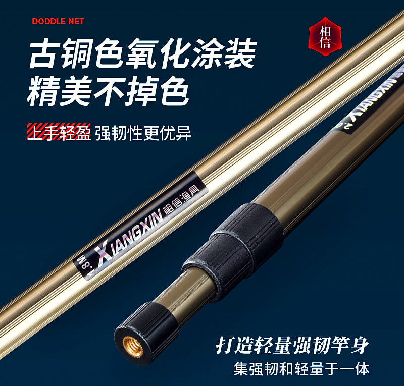 Telescoping Aluminum Landing Net, 1.8–4.2 m (5.9–13.8 ft) – product photo