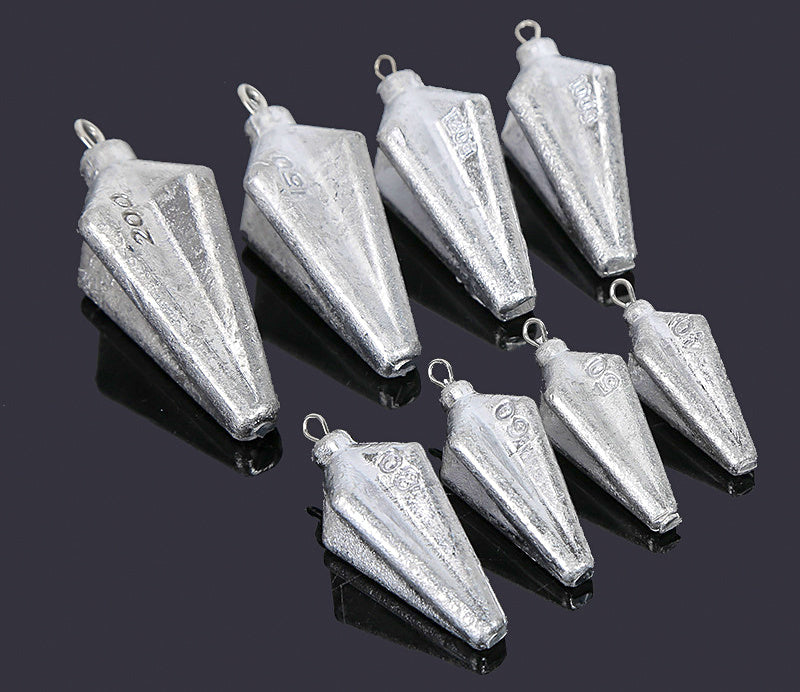 Lead Sinker, 4-Sided Carambola Style, 2.1–7 oz (60–200 g) – product photo
