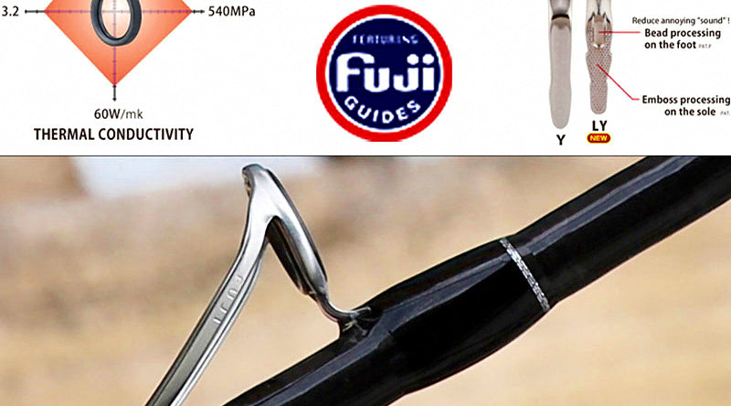 Solid Carbon Slow Pitch Jigging Rod, 1.8 m / 1.91 m – product photo
