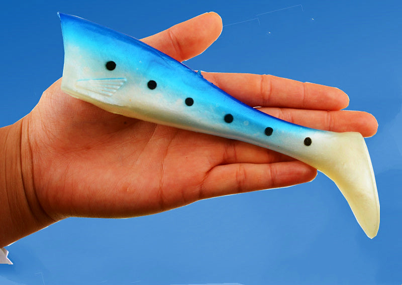 Large Soft Swimbait, T-Tail Fish, 17.5 cm (6.9 in) – product photo