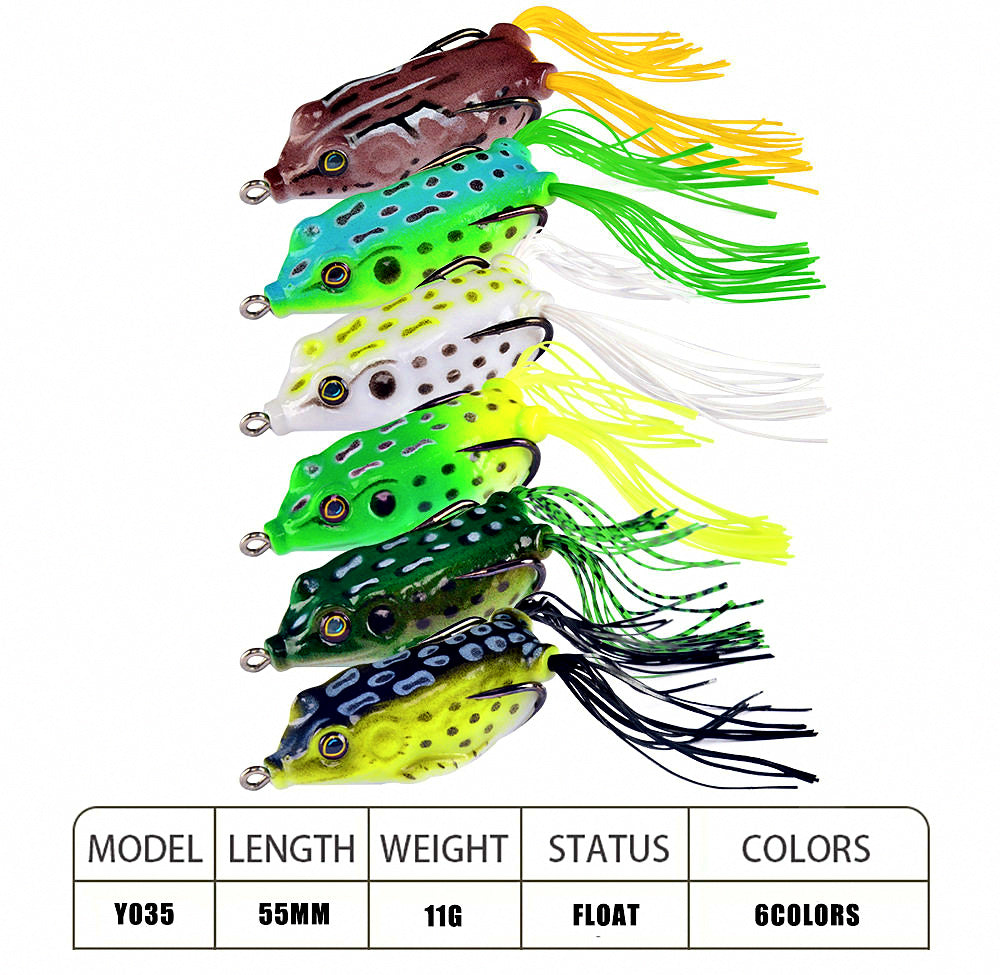 Soft Frog Lure, Noise Frog Bait for Snakehead & Bass – product photo