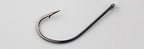 Black Ring Eye Long Shank Offset Hooks, Bulk Pack – product photo
