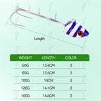 Double Hook Tenya Jig for Cutlassfish, 60–160 g (2.1–5.6 oz) – product photo